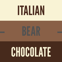 ITALIAN BEAR CHOCOLATE Logo