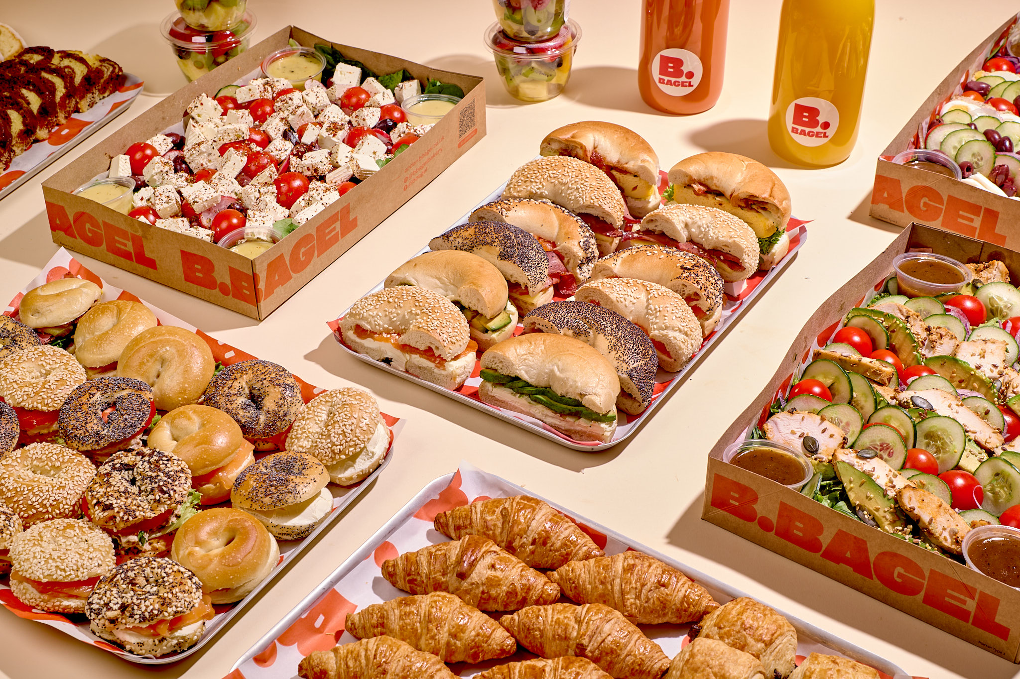 B Bagel Platters Strand