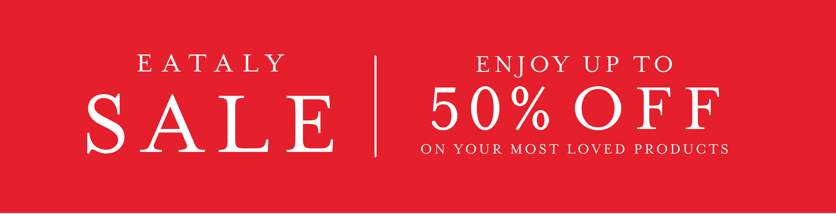 Eataly Shop Online - Collect in Store 